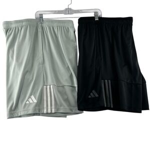 Adidas Sereno 3 Stripes AEROREADY Mens X-Large Black Green Athletic Training